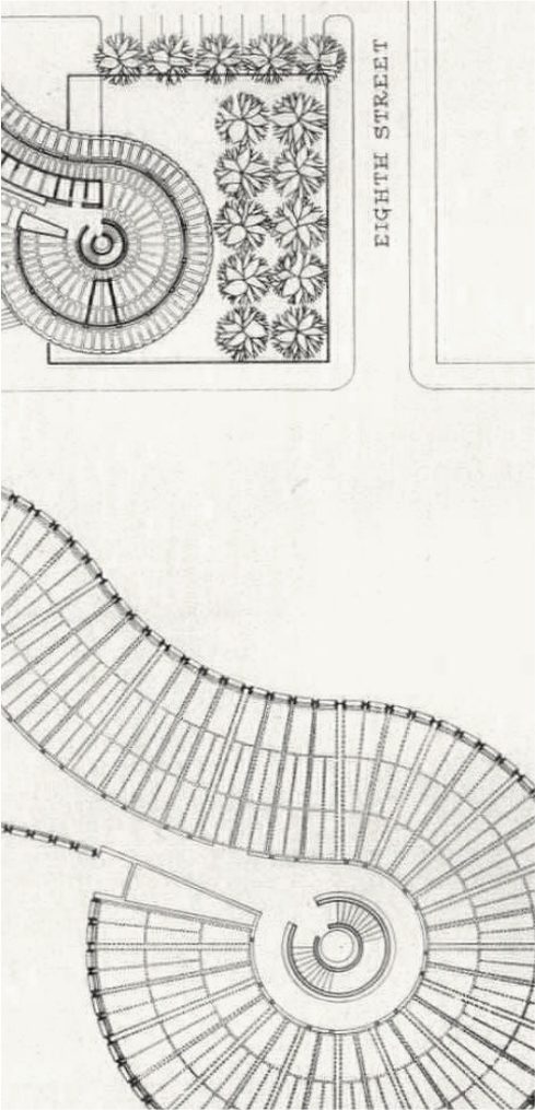 Image Credit: Architectural Forum Magazine, "Circling the Square," February 1963